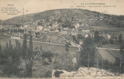 Carte postale ancienne Sauliac — Sauliac-sur-Célé (Lot)