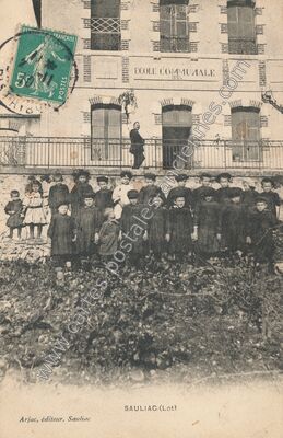 Carte postale ancienne Sauliac — Sauliac-sur-Célé (Lot)