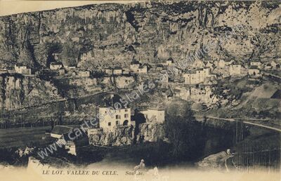 Carte postale ancienne Sauliac — Sauliac-sur-Célé (Lot)