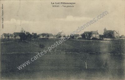 Carte postale ancienne Le Lot Pittoresque — Sonac (Lot)