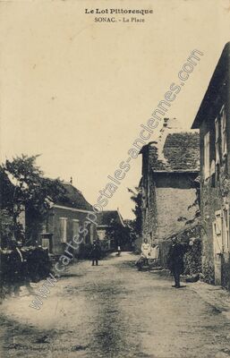 Carte postale ancienne Le Lot Pittoresque — Sonac (Lot)