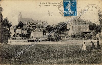 Carte postale ancienne Le Lot Pittoresque — Vayrac (Lot)