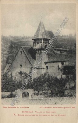Carte postale ancienne Espagnac — Espagnac-Sainte-Eulalie (Lot)