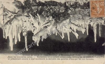 Carte postale ancienne Grottes de Lacave — Lacave (Lot)