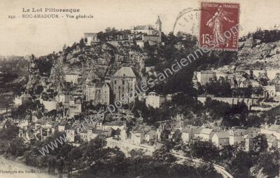 Carte postale ancienne Le Lot Pittoresque — Rocamadour (Lot)