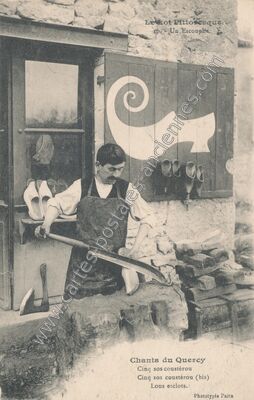 Carte postale ancienne Le Lot Pittoresque — Non Localisée (Lot)