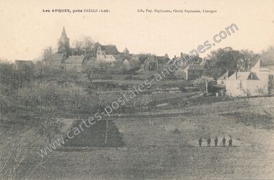 Carte postale ancienne Les Arques — Les Arques (Lot)