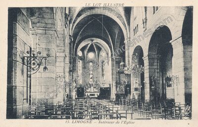 Carte postale ancienne Limogne — Limogne-en-Quercy (Lot)