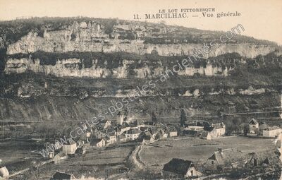 Carte postale ancienne Marcilhac — Marcilhac-sur-Célé (Lot)