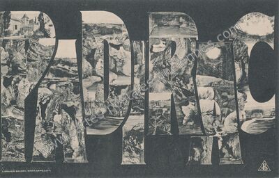 Carte postale ancienne Gouffre de Padirac — Padirac (Lot)