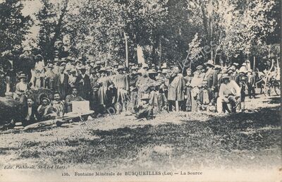 Carte postale ancienne Busqueilles — Prudhomat (Lot)