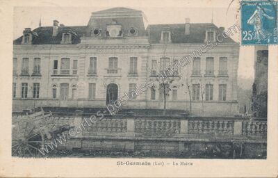 Carte postale ancienne St Germain — Saint Germain du Bel (Lot)