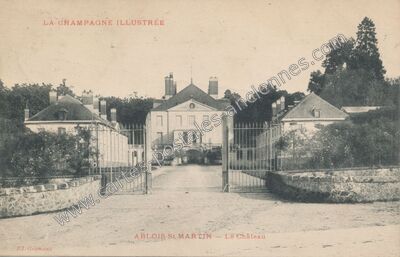 Carte postale ancienne Ablois St Martin — Saint-Martin-d'Ablois (Marne)