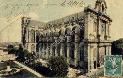 Carte postale ancienne Chalons sur Marne — Châlons-en-Champagne (Marne)
