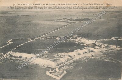 Carte postale ancienne Camp de Chalons — Châlons-en-Champagne (Marne)