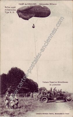 Carte postale ancienne Camp de Chalons — Châlons-en-Champagne (Marne)