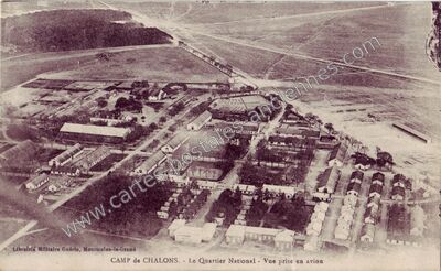 Carte postale ancienne Camp de Chalons — Châlons-en-Champagne (Marne)
