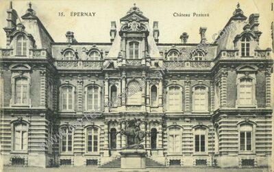 Carte postale ancienne Château PERRIER — Épernay (Marne)