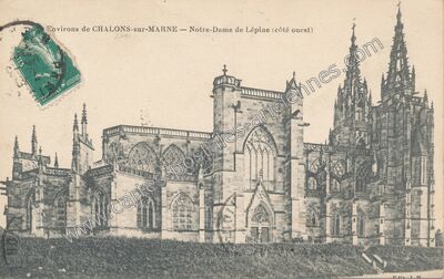 Carte postale ancienne Notre-Dame de Lépine — L'Épine (Marne)