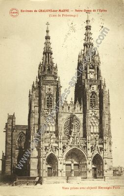 Carte postale ancienne N D'de L'Epine — L'Épine (Marne)