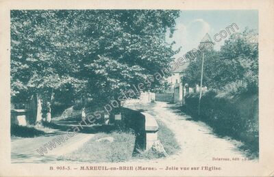 Carte postale ancienne Mareuil-en-Brie