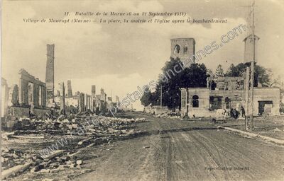Carte postale ancienne Maurupt — Maurupt-le-Montois (Marne)