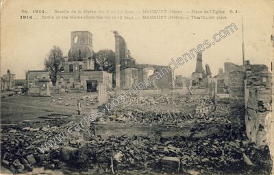 Carte postale ancienne Maurupt — Maurupt-le-Montois (Marne)