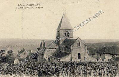 Carte postale ancienne Le Mesnil-sur-Oger