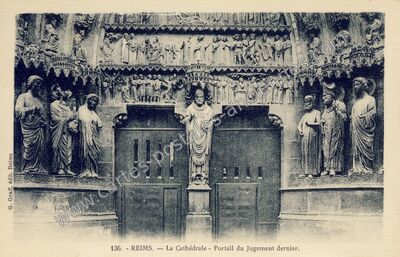 Carte postale ancienne Cathedrale de Reims — Reims (Marne)