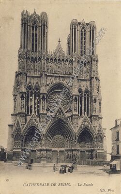Carte postale ancienne Cathedrale de Reims — Reims (Marne)