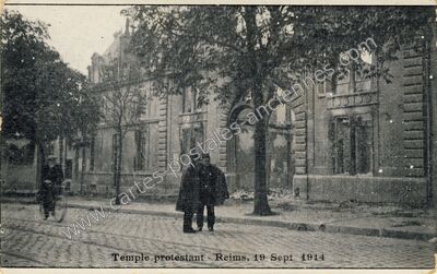 Carte postale ancienne Reims 1914 — Reims (Marne)