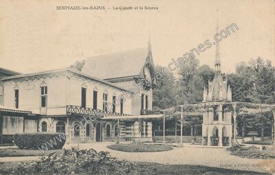 Carte postale ancienne Le Casino et la Source — Sermaize-les-Bains (Marne)