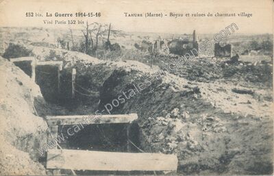 Carte postale ancienne Tahure — Sommepy-Tahure (Marne)