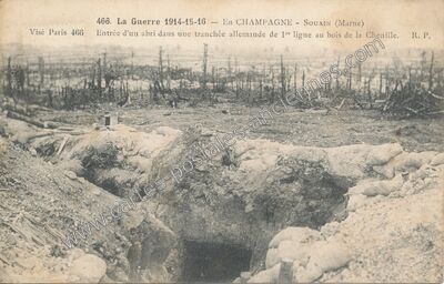 Carte postale ancienne Souain — Souain-Perthes-lès-Hurlus (Marne)