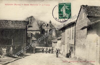 Carte postale ancienne Souain — Souain-Perthes-lès-Hurlus (Marne)