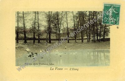 Carte postale ancienne La Veuve