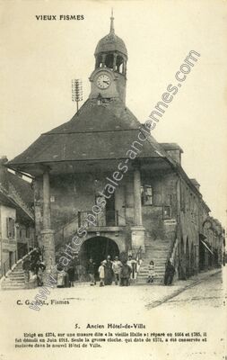 Carte postale ancienne Vieux Fismes — Fismes (Marne)