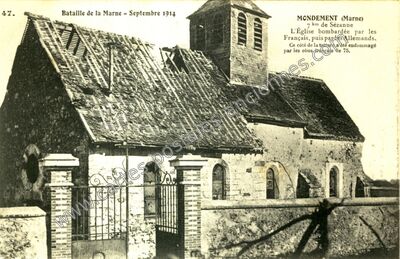 Carte postale ancienne Mondement — Mondement-Montgivroux (Marne)