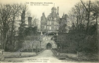 Carte postale ancienne Montmort — Montmort-Lucy (Marne)