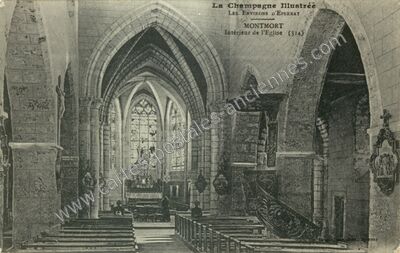 Carte postale ancienne Montmort — Montmort-Lucy (Marne)