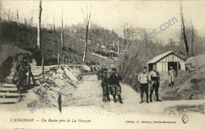 Carte postale ancienne La Harazee — Vienne-le-Château (Marne)