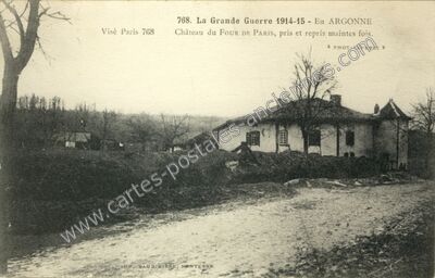 Carte postale ancienne Le Four de Paris — Vienne-le-Château (Marne)