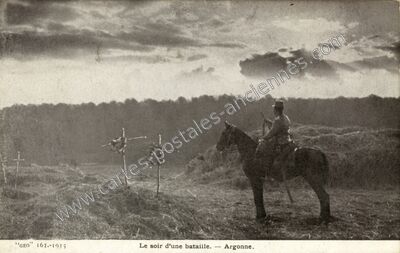 Carte postale ancienne Argonne — Non Localisée (Marne)