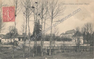 Carte postale ancienne Chateau d'Antzic — Non Localisée (Marne)