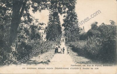Carte postale ancienne Andecy — Baye (Marne)