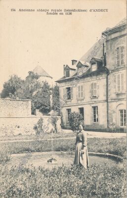 Carte postale ancienne Andecy — Baye (Marne)