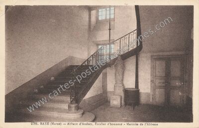 Carte postale ancienne Andecy — Baye (Marne)