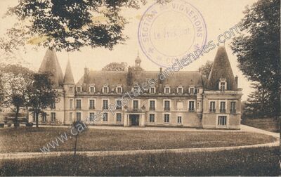 Carte postale ancienne Chateau de Congy — Congy (Marne)