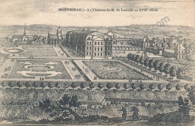 Carte postale ancienne Chateau de Montmirail — Montmirail (Marne)