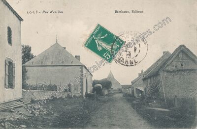 Carte postale ancienne Lucy — Montmort-Lucy (Marne)